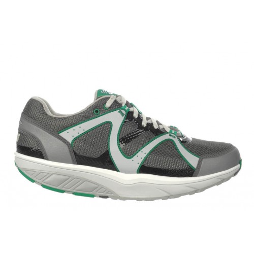 MBT Lace Up Sabra Trial 6 Mens Grey Green Shoes