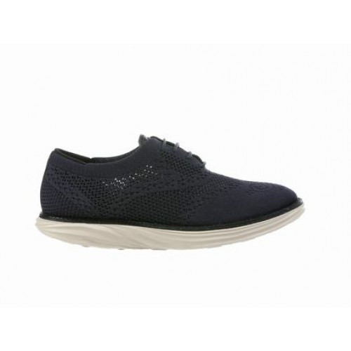 MBT Boston Wing Tip Knit Womens Casual Shoes Navy