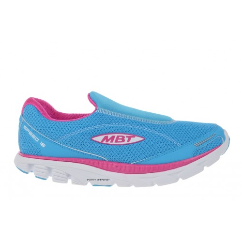 MBT Clearance Speed 16 Slip On W Blue Fusc Running Shoes For Women